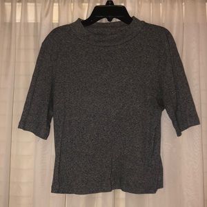 Grey Crop Top